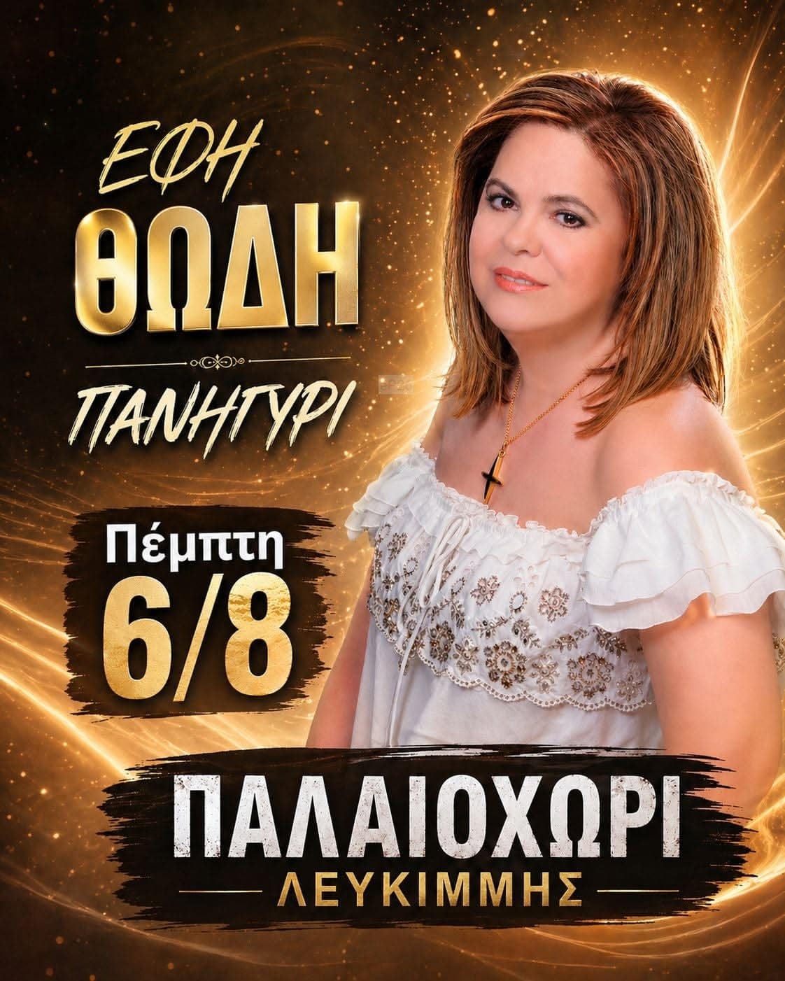 Αφίσα: Πανηγύρι στο Παλαιοχώρι Κέρκυρας
