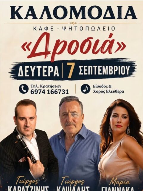 Αφίσα: Πανηγύρι στα Καλομόδια Άρτας